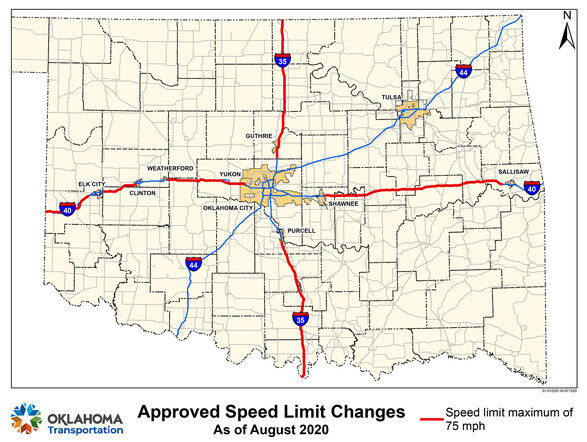 A drive up to 75; speed limit changes in sight for some rural Oklahoma interstates